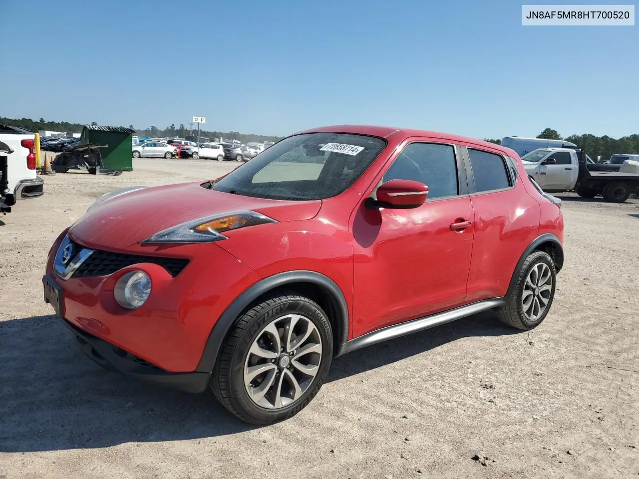 2017 Nissan Juke S VIN: JN8AF5MR8HT700520 Lot: 72858714