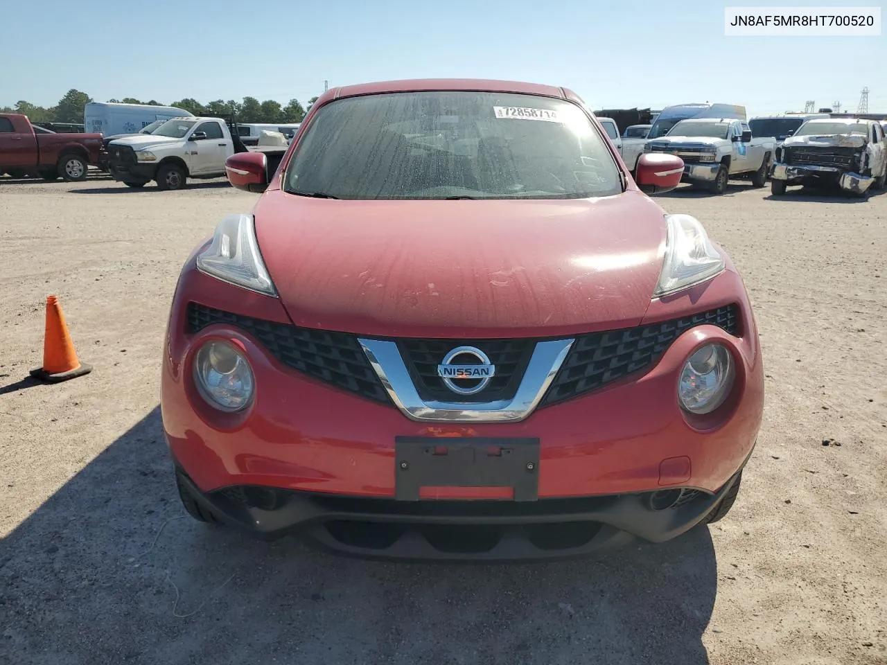 2017 Nissan Juke S VIN: JN8AF5MR8HT700520 Lot: 72858714