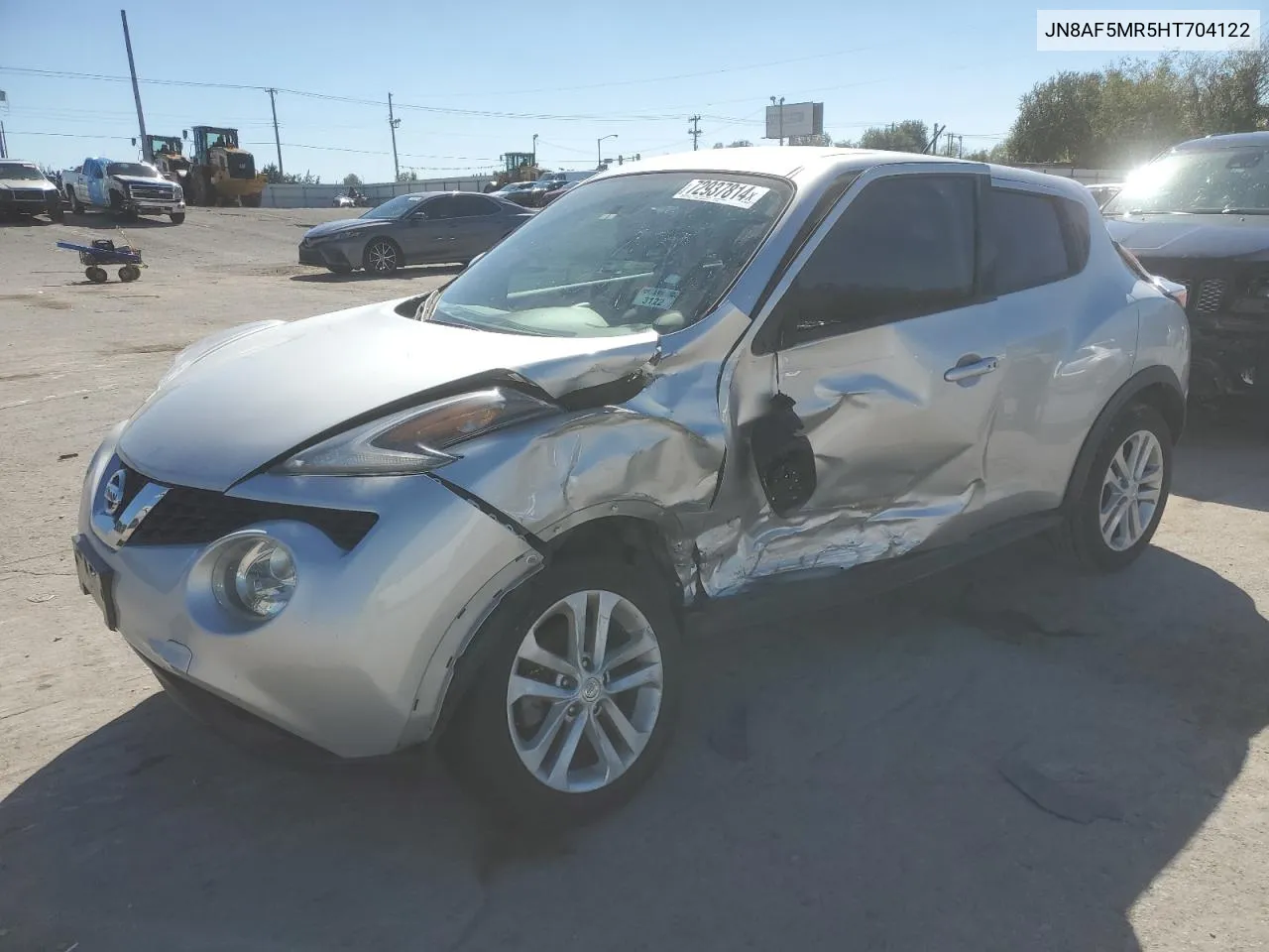 2017 Nissan Juke S VIN: JN8AF5MR5HT704122 Lot: 72937814