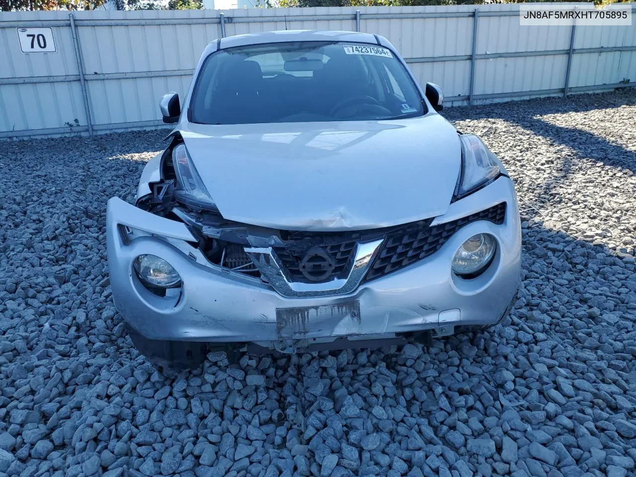 JN8AF5MRXHT705895 2017 Nissan Juke S