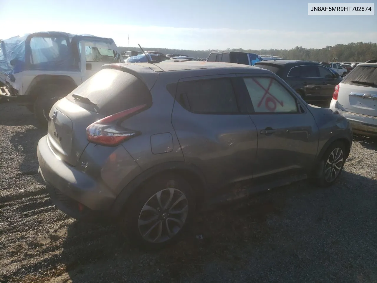 2017 Nissan Juke S VIN: JN8AF5MR9HT702874 Lot: 75133994