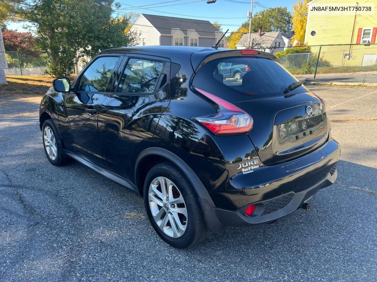 2017 Nissan Juke S VIN: JN8AF5MV3HT750738 Lot: 75538874