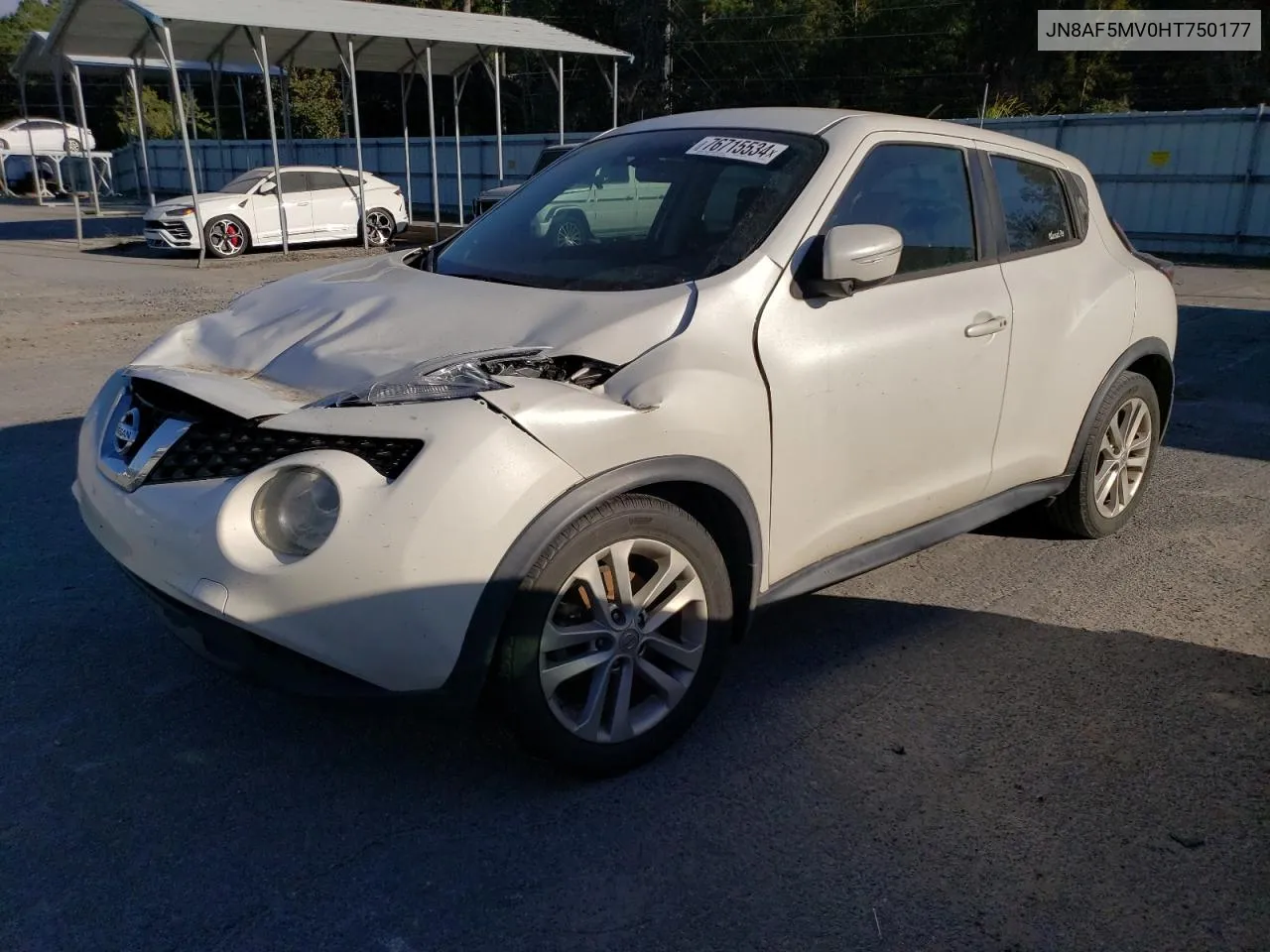 JN8AF5MV0HT750177 2017 Nissan Juke S