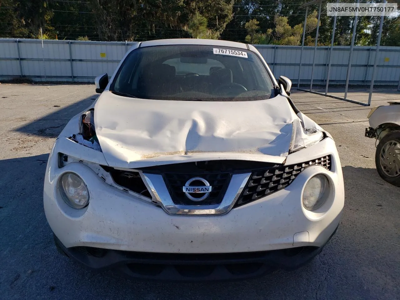 JN8AF5MV0HT750177 2017 Nissan Juke S