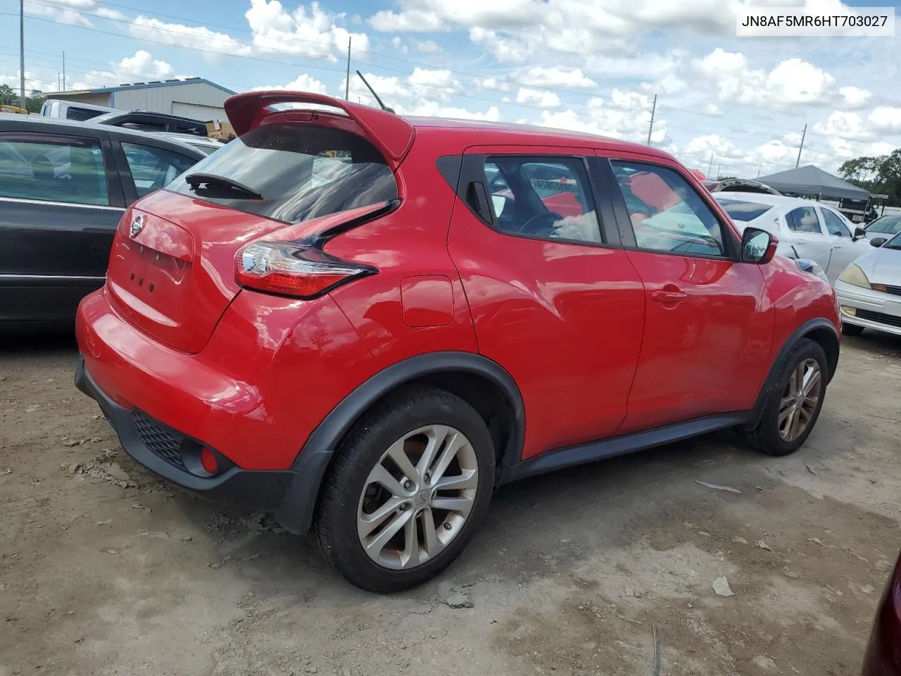 2017 Nissan Juke S VIN: JN8AF5MR6HT703027 Lot: 77713854