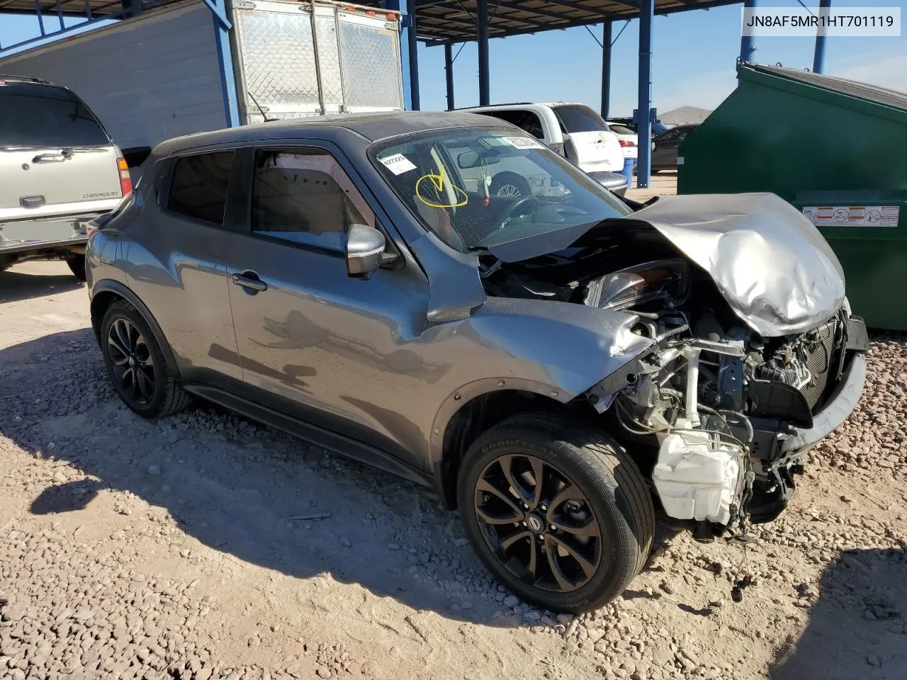 2017 Nissan Juke S VIN: JN8AF5MR1HT701119 Lot: 80230644