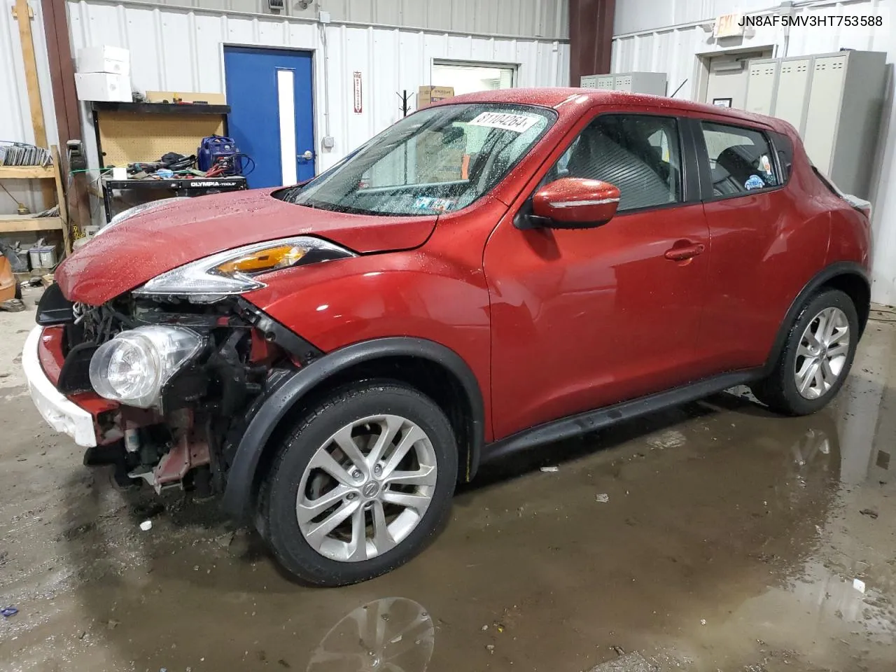 2017 Nissan Juke S VIN: JN8AF5MV3HT753588 Lot: 81104264