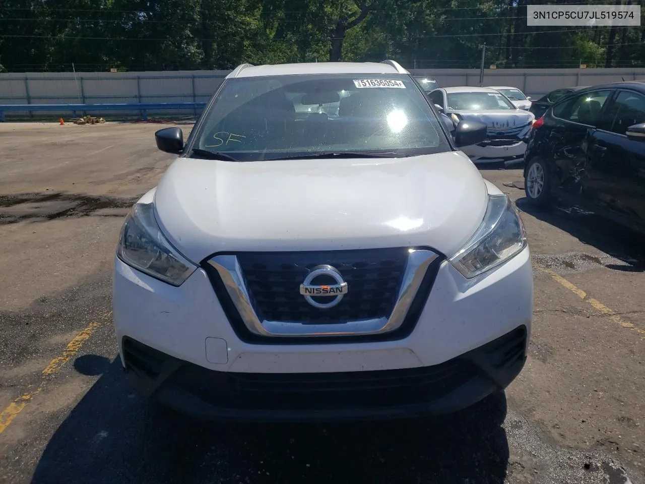 2018 Nissan Kicks S VIN: 3N1CP5CU7JL519574 Lot: 51636054