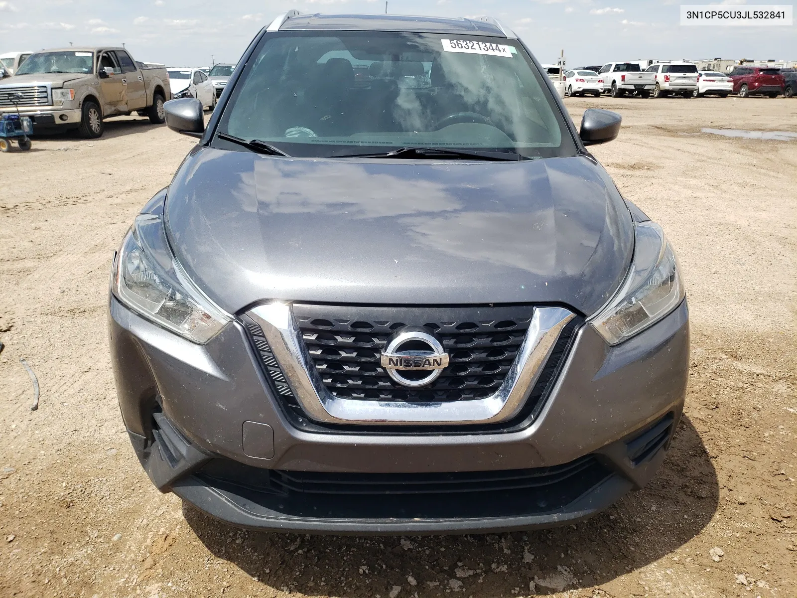 2018 Nissan Kicks S VIN: 3N1CP5CU3JL532841 Lot: 56321344