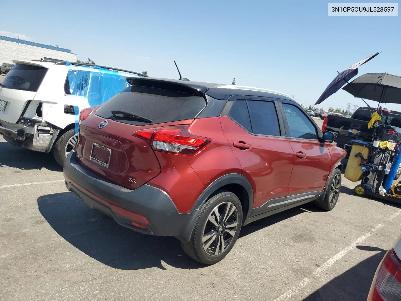 2018 Nissan Kicks S VIN: 3N1CP5CU9JL528597 Lot: 59721444