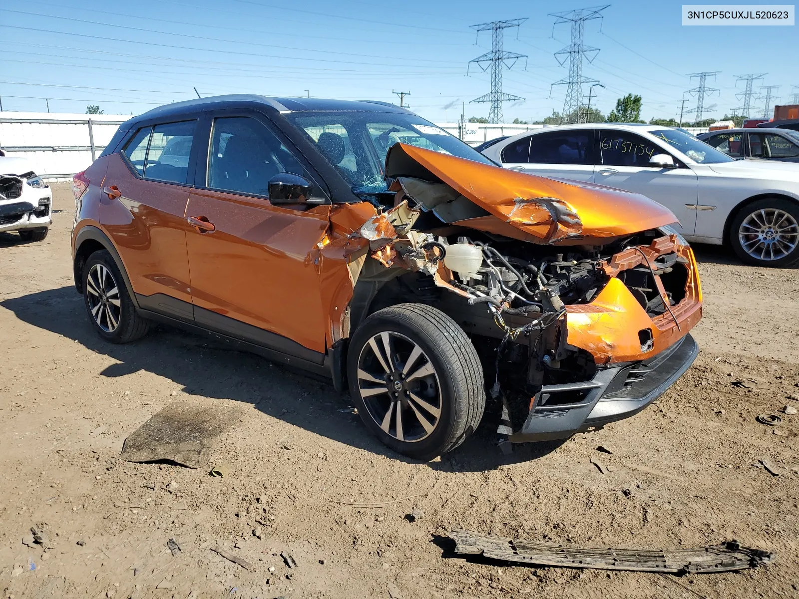 2018 Nissan Kicks S VIN: 3N1CP5CUXJL520623 Lot: 61771684