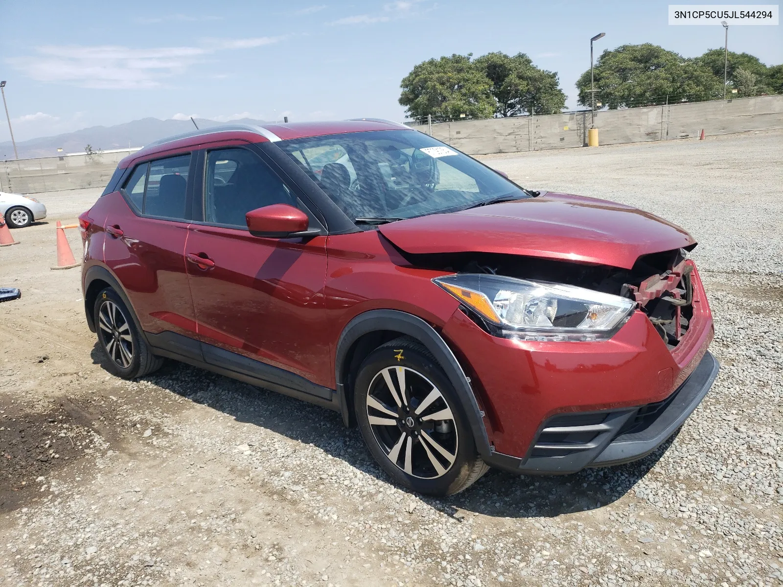 2018 Nissan Kicks S VIN: 3N1CP5CU5JL544294 Lot: 67091354