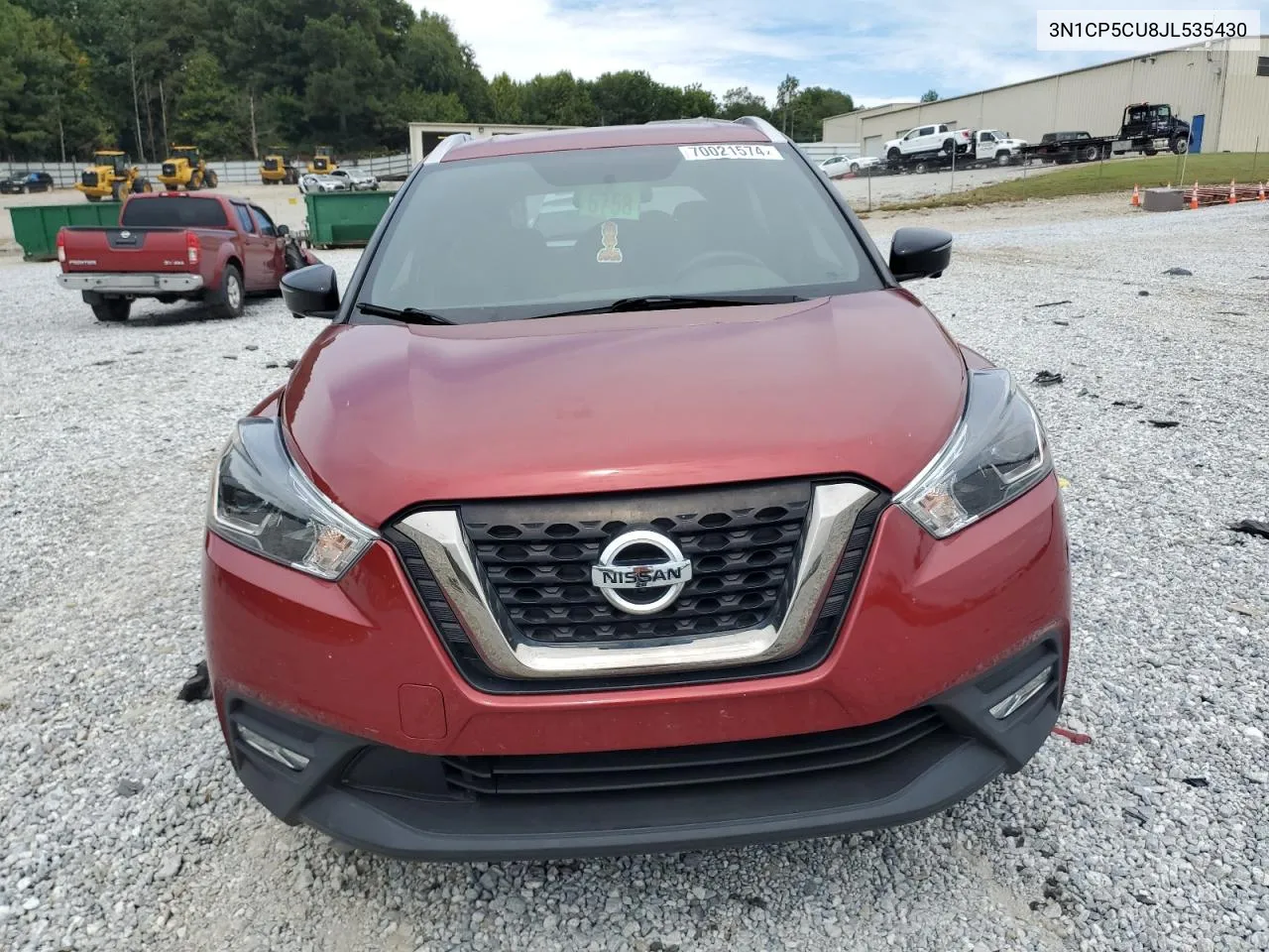 2018 Nissan Kicks S VIN: 3N1CP5CU8JL535430 Lot: 70021574