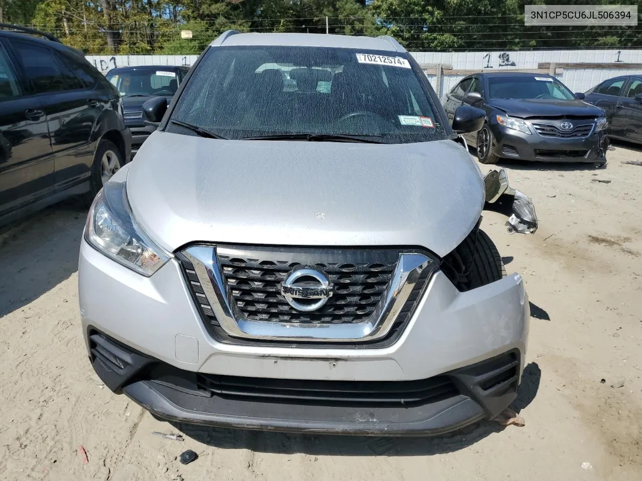 2018 Nissan Kicks S VIN: 3N1CP5CU6JL506394 Lot: 70212574