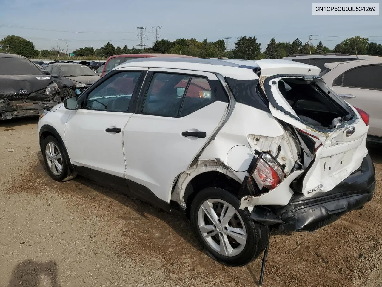 2018 Nissan Kicks S VIN: 3N1CP5CU0JL534269 Lot: 71192034