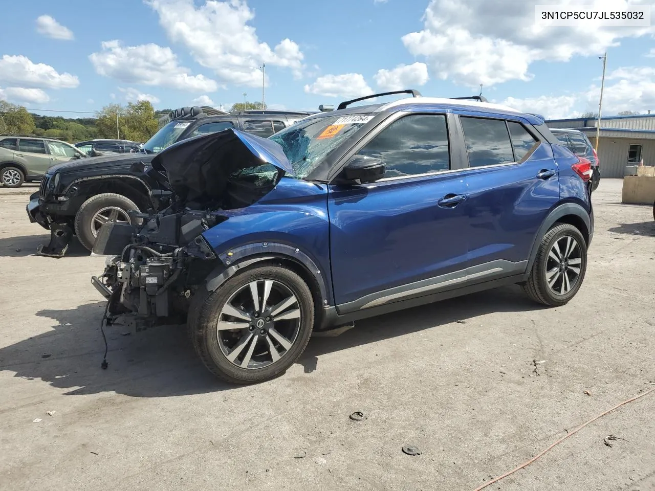 2018 Nissan Kicks S VIN: 3N1CP5CU7JL535032 Lot: 71774264