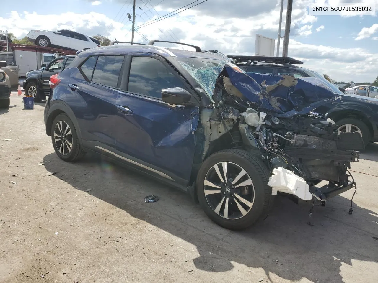 2018 Nissan Kicks S VIN: 3N1CP5CU7JL535032 Lot: 71774264