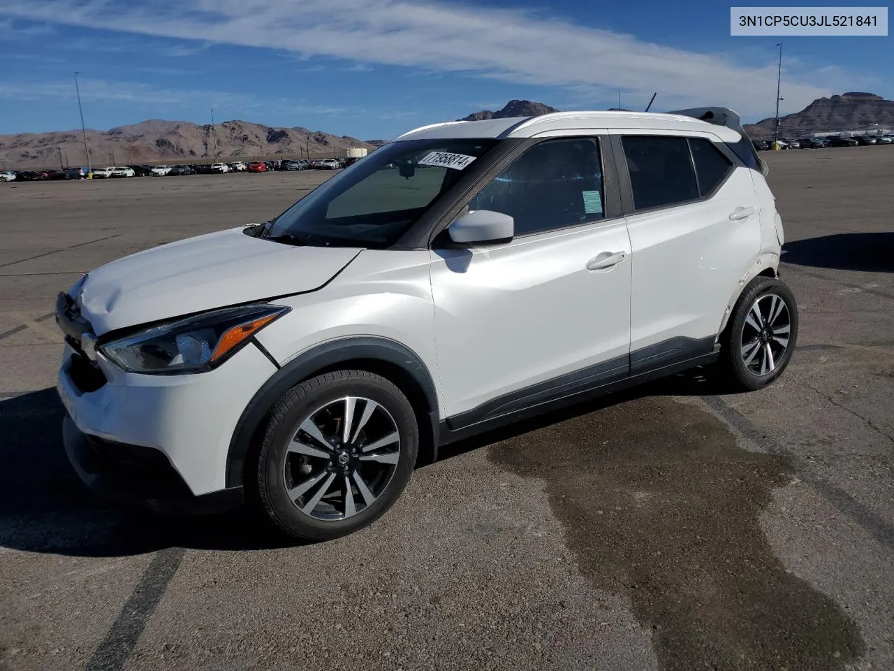 2018 Nissan Kicks S VIN: 3N1CP5CU3JL521841 Lot: 71958814