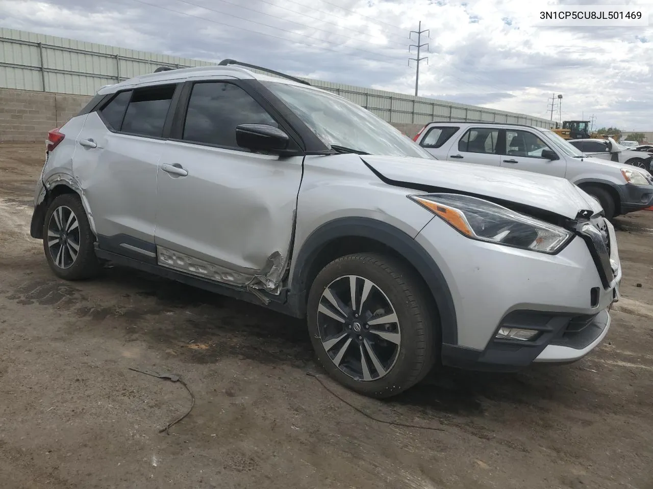 2018 Nissan Kicks S VIN: 3N1CP5CU8JL501469 Lot: 72255184