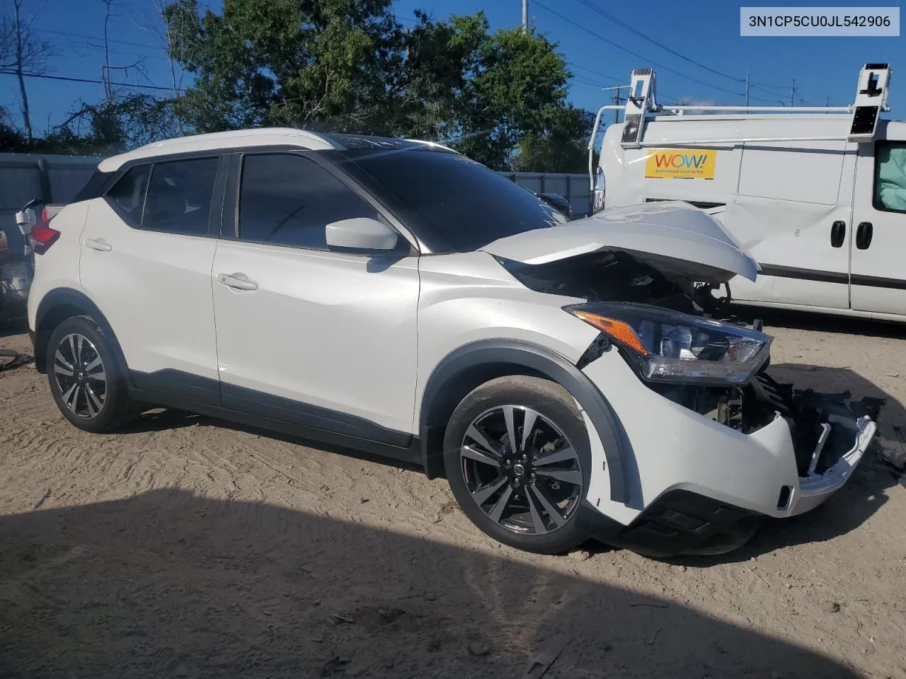 2018 Nissan Kicks S VIN: 3N1CP5CU0JL542906 Lot: 72516794