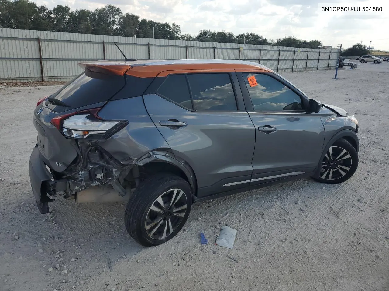 2018 Nissan Kicks S VIN: 3N1CP5CU4JL504580 Lot: 74560424