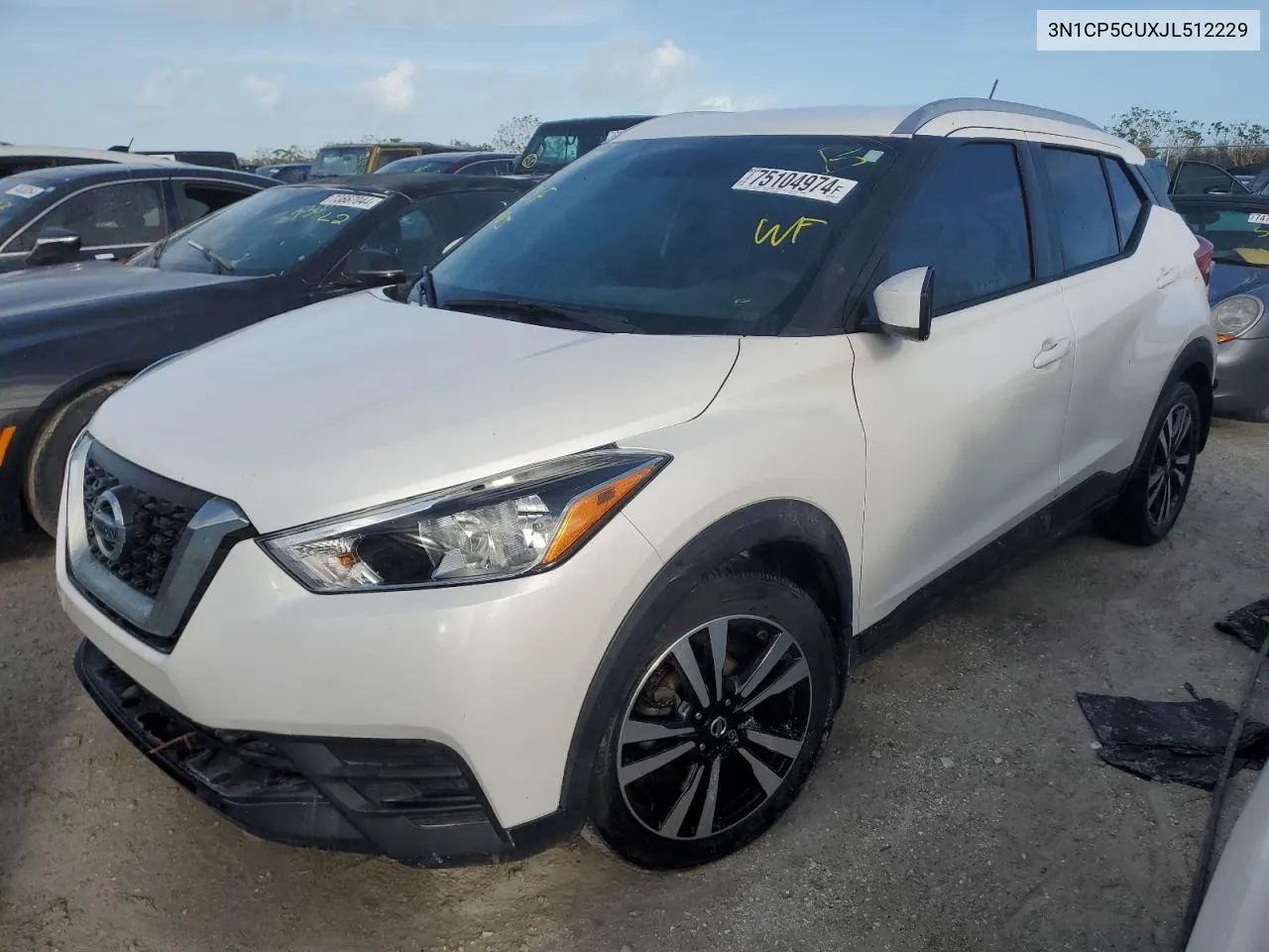 2018 Nissan Kicks S VIN: 3N1CP5CUXJL512229 Lot: 75104974