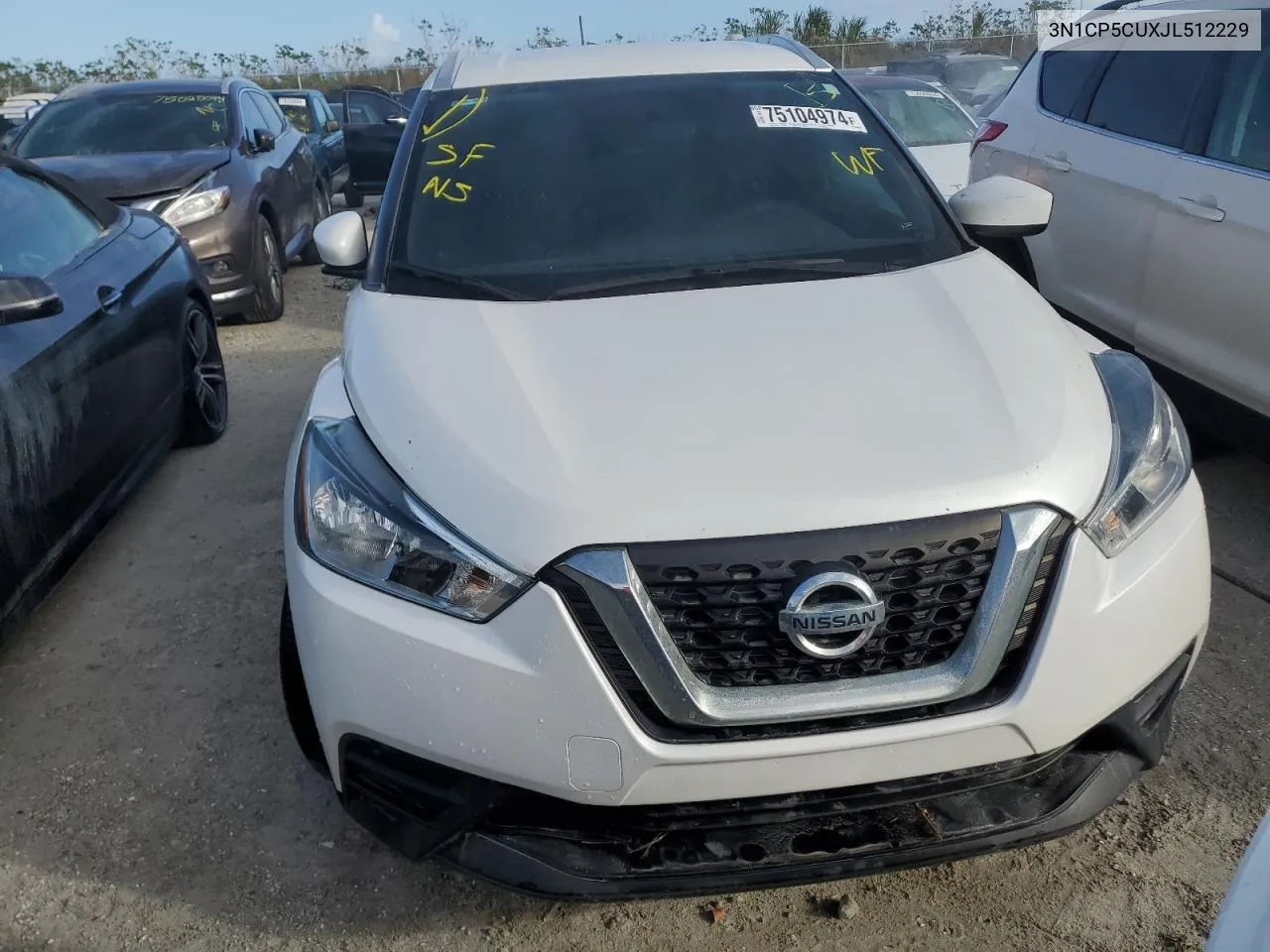 2018 Nissan Kicks S VIN: 3N1CP5CUXJL512229 Lot: 75104974