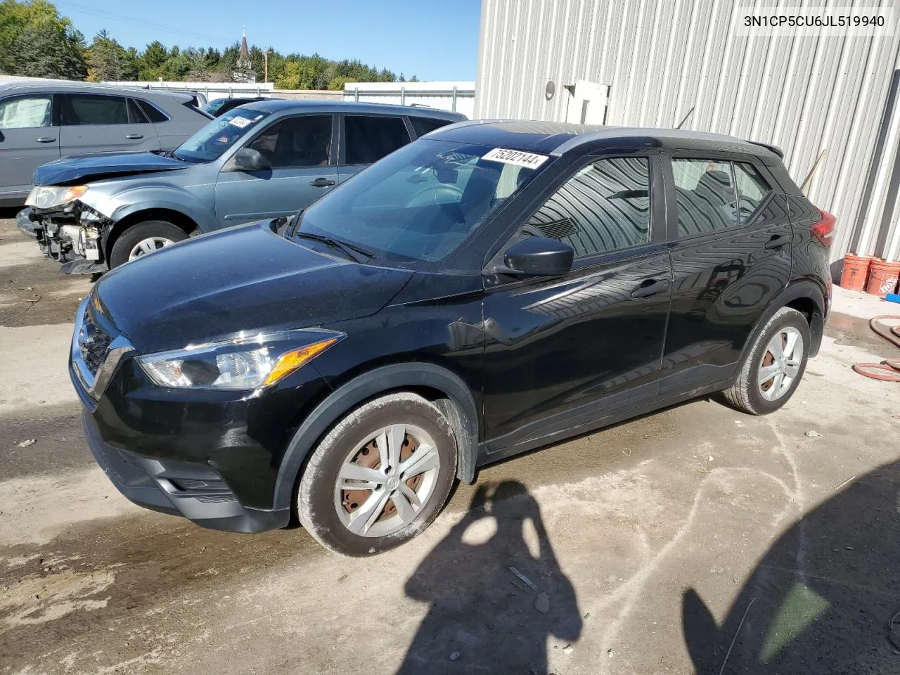 2018 Nissan Kicks S VIN: 3N1CP5CU6JL519940 Lot: 75202144