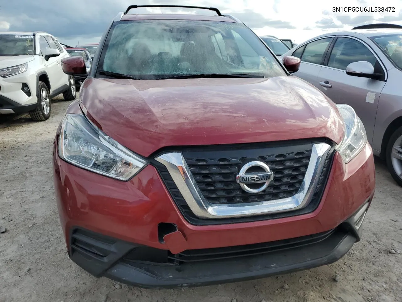 2018 Nissan Kicks S VIN: 3N1CP5CU6JL538472 Lot: 75268924