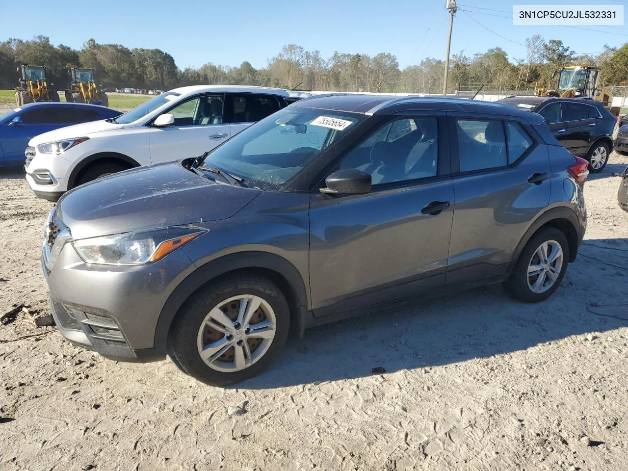 2018 Nissan Kicks S VIN: 3N1CP5CU2JL532331 Lot: 75505654