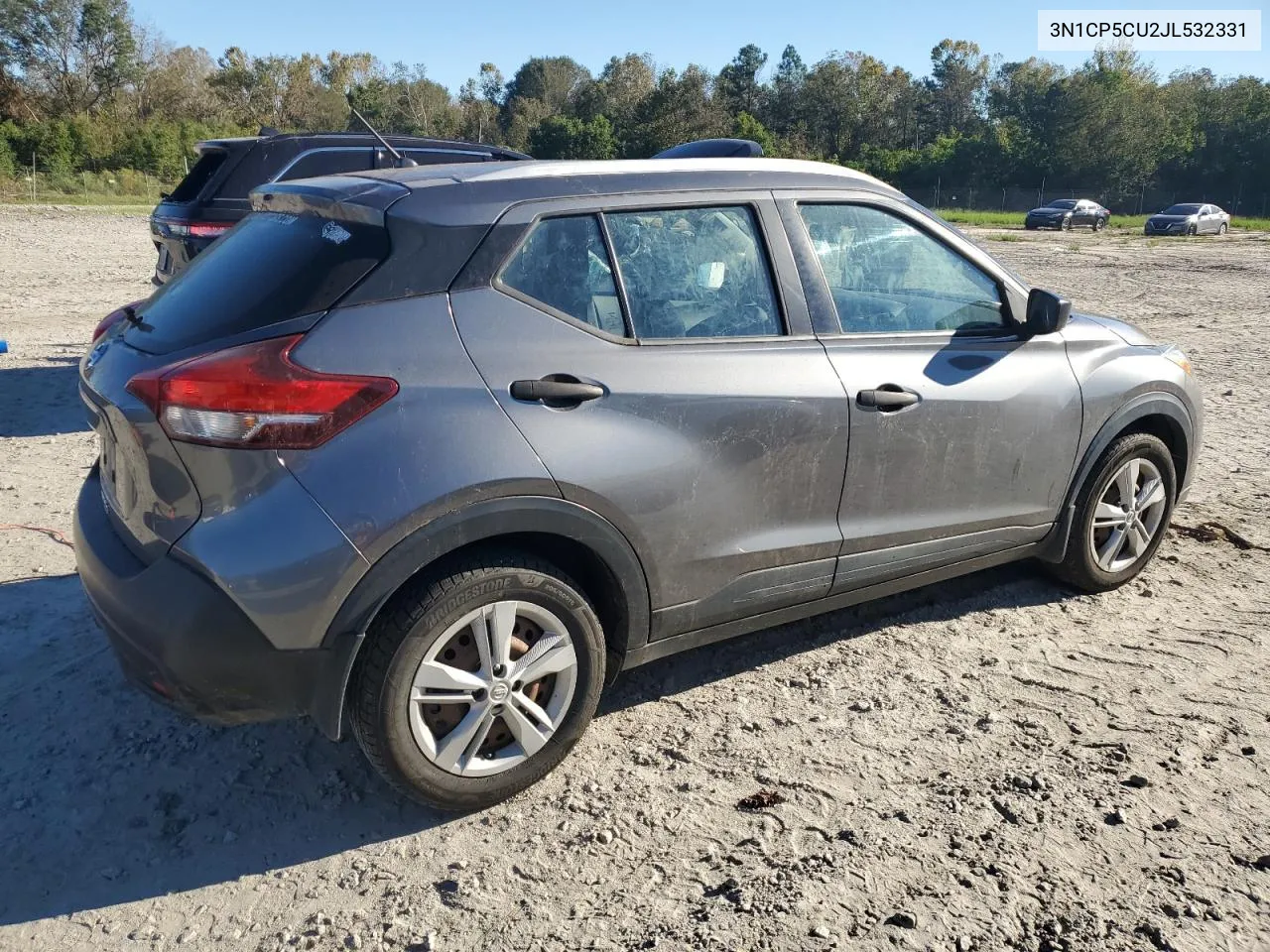 2018 Nissan Kicks S VIN: 3N1CP5CU2JL532331 Lot: 75505654