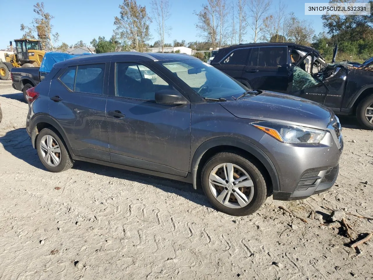 2018 Nissan Kicks S VIN: 3N1CP5CU2JL532331 Lot: 75505654