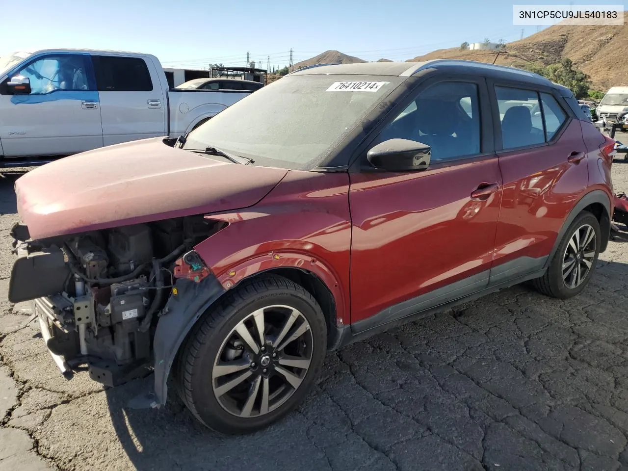 2018 Nissan Kicks S VIN: 3N1CP5CU9JL540183 Lot: 76410214