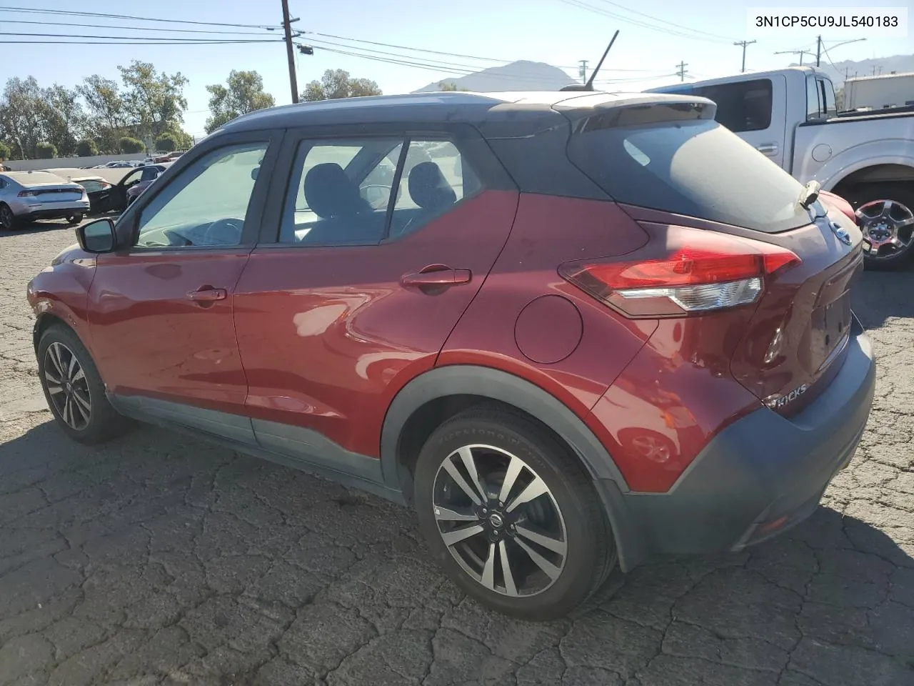 2018 Nissan Kicks S VIN: 3N1CP5CU9JL540183 Lot: 76410214