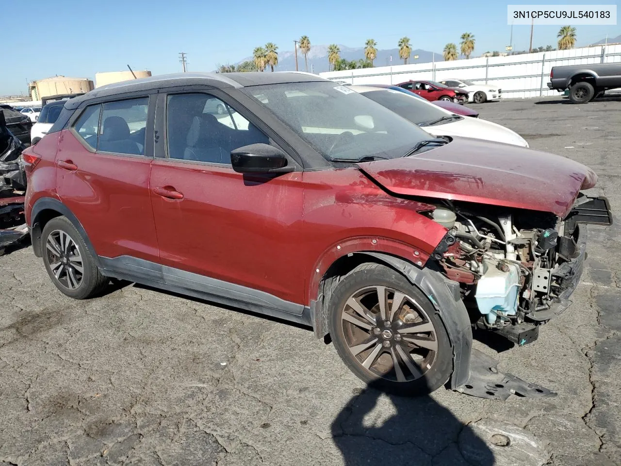 2018 Nissan Kicks S VIN: 3N1CP5CU9JL540183 Lot: 76410214