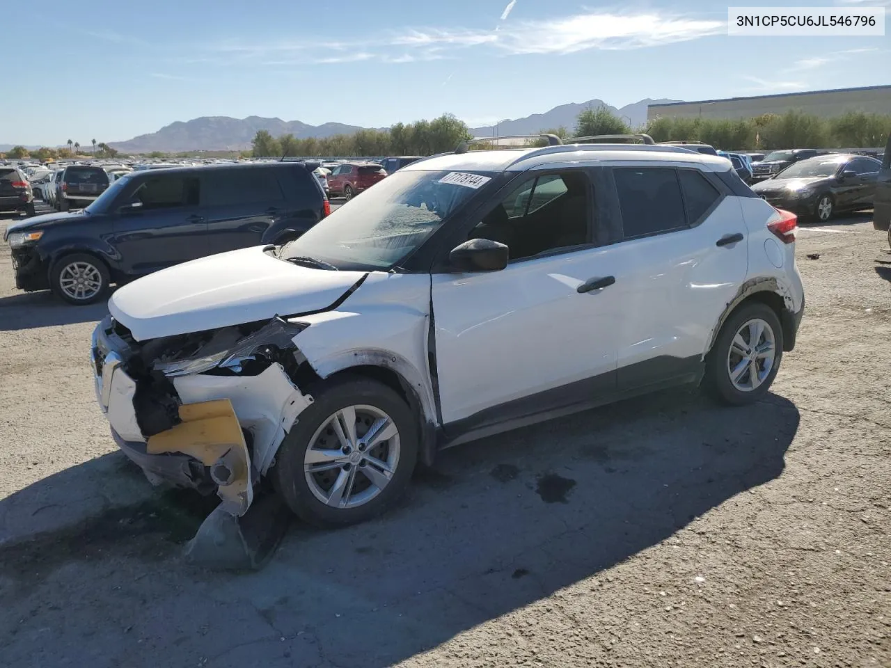 2018 Nissan Kicks S VIN: 3N1CP5CU6JL546796 Lot: 77178144