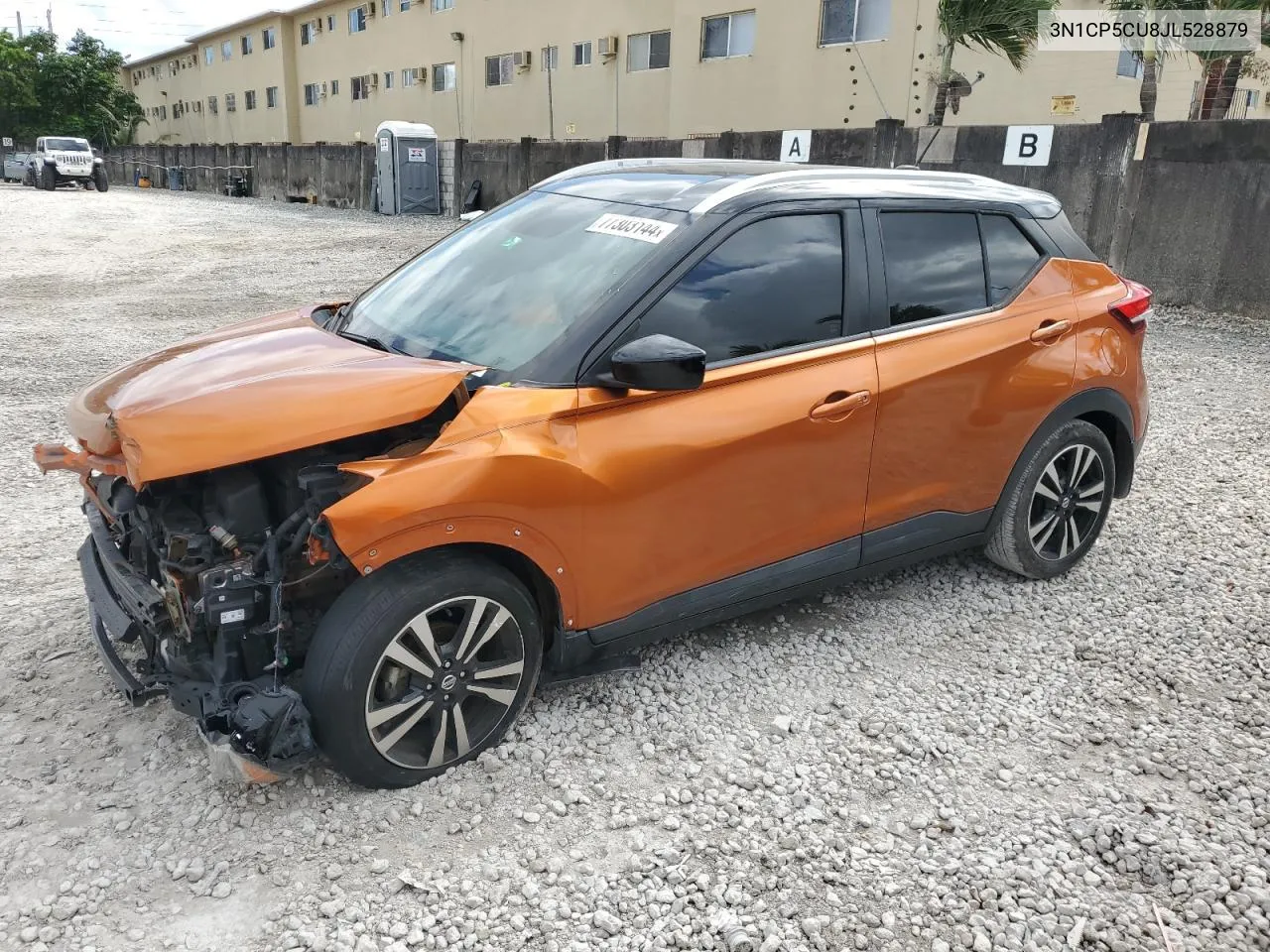 2018 Nissan Kicks S VIN: 3N1CP5CU8JL528879 Lot: 77303144