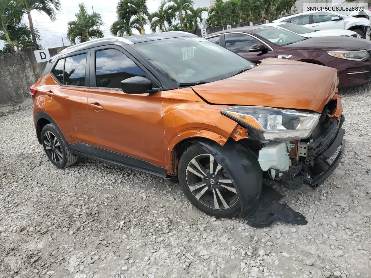 2018 Nissan Kicks S VIN: 3N1CP5CU8JL528879 Lot: 77303144