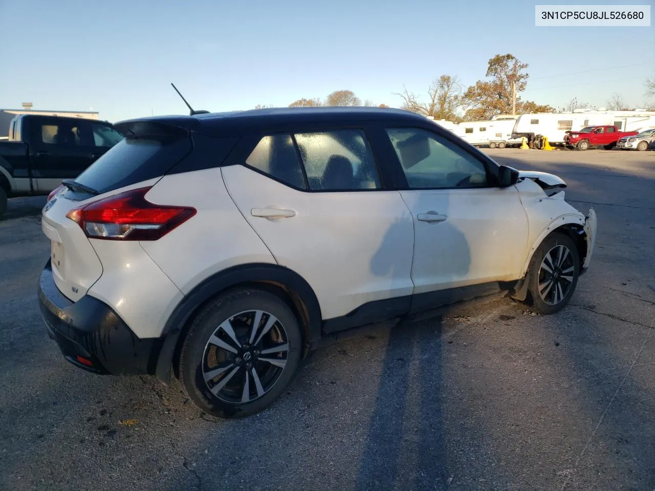 2018 Nissan Kicks S VIN: 3N1CP5CU8JL526680 Lot: 78827154