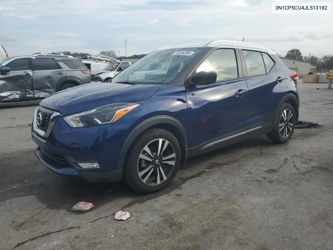 2018 Nissan Kicks S VIN: 3N1CP5CU4JL513182 Lot: 79204294