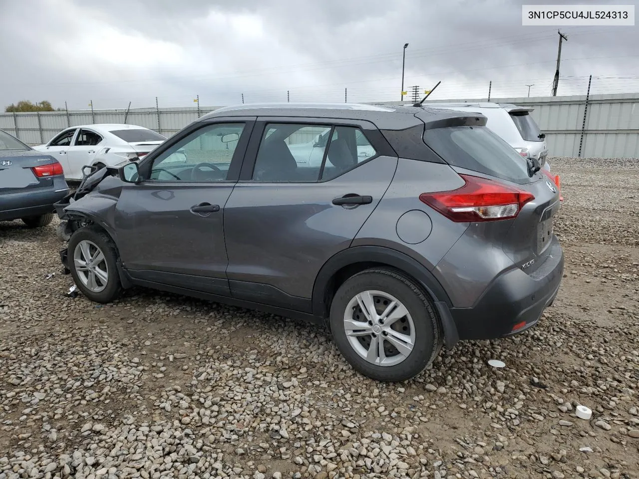 2018 Nissan Kicks S VIN: 3N1CP5CU4JL524313 Lot: 79411334