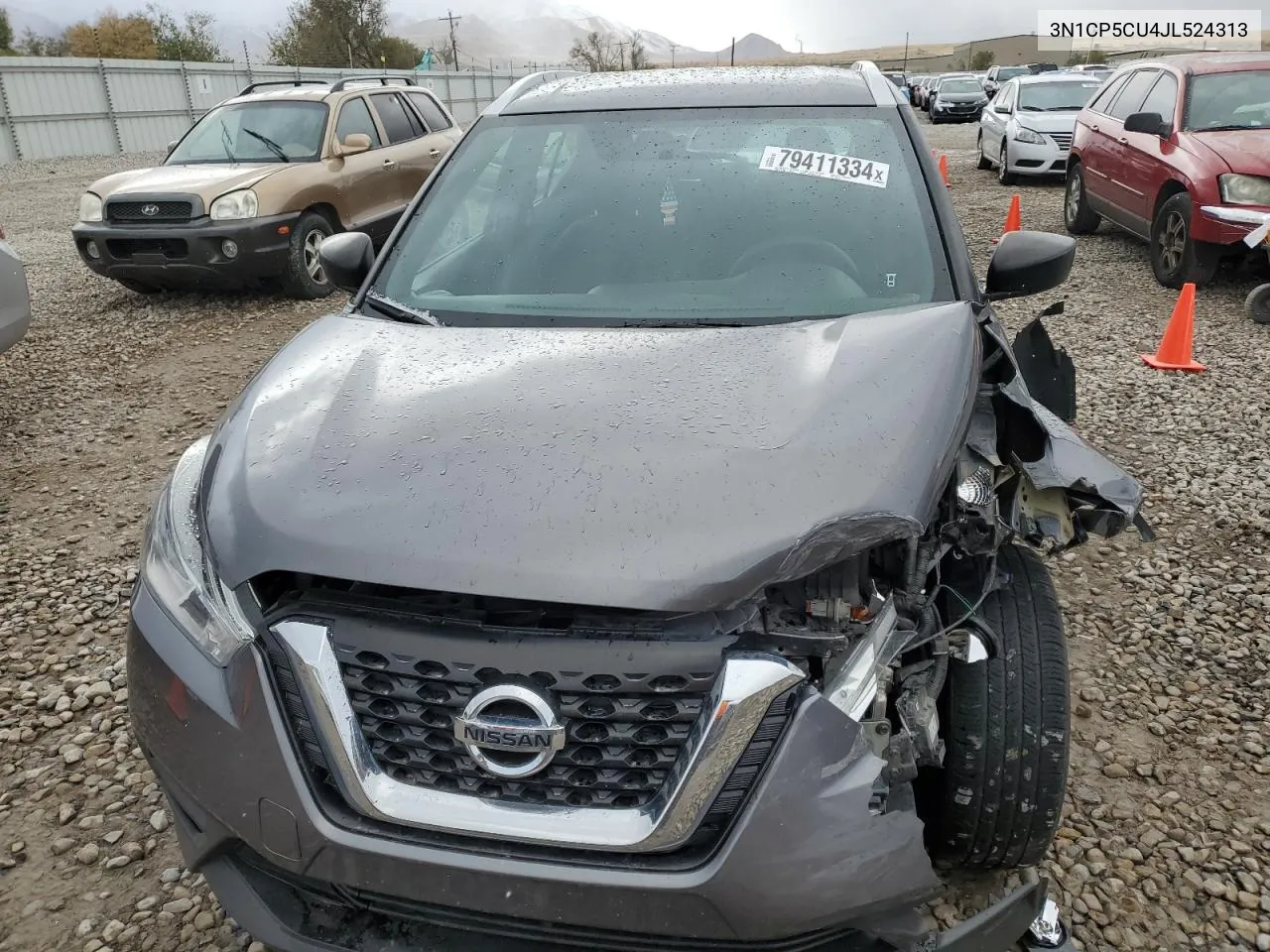 2018 Nissan Kicks S VIN: 3N1CP5CU4JL524313 Lot: 79411334