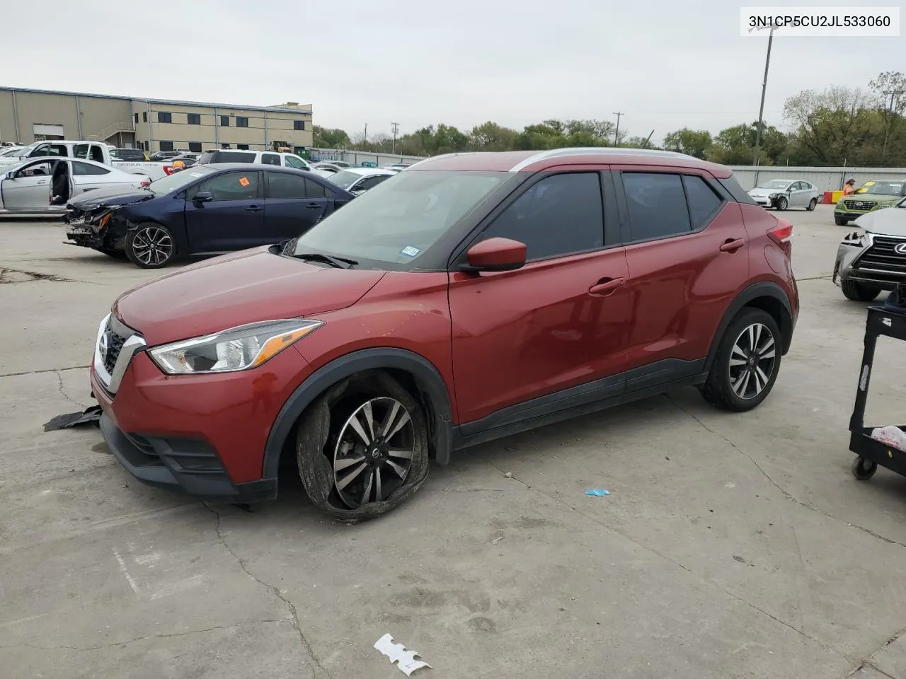 2018 Nissan Kicks S VIN: 3N1CP5CU2JL533060 Lot: 79449224