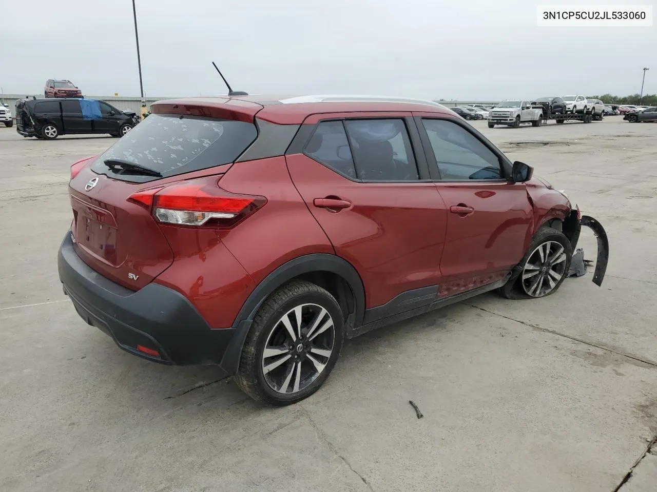 2018 Nissan Kicks S VIN: 3N1CP5CU2JL533060 Lot: 79449224