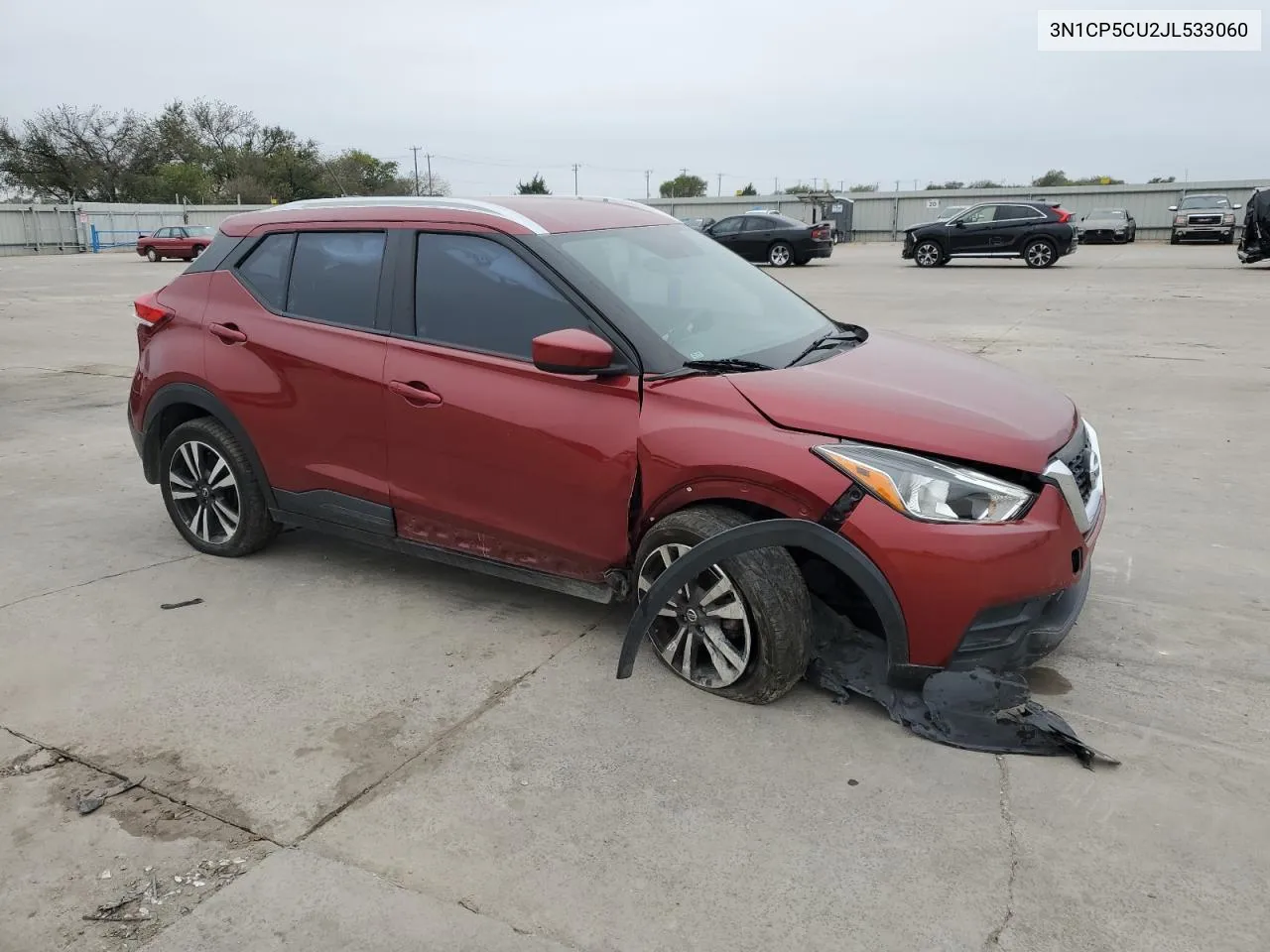 2018 Nissan Kicks S VIN: 3N1CP5CU2JL533060 Lot: 79449224