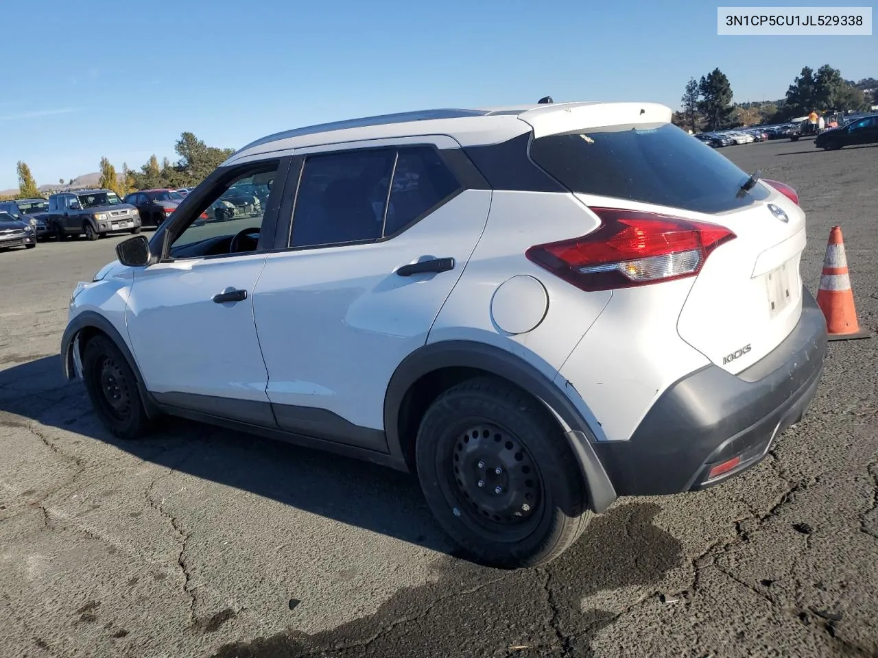 2018 Nissan Kicks S VIN: 3N1CP5CU1JL529338 Lot: 79634094