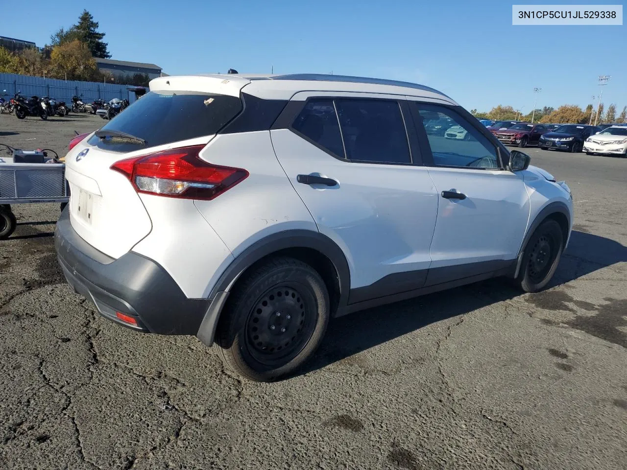 2018 Nissan Kicks S VIN: 3N1CP5CU1JL529338 Lot: 79634094