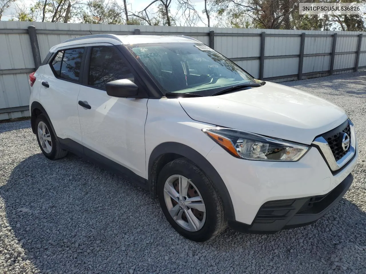 2018 Nissan Kicks S VIN: 3N1CP5CU5JL536826 Lot: 80082194