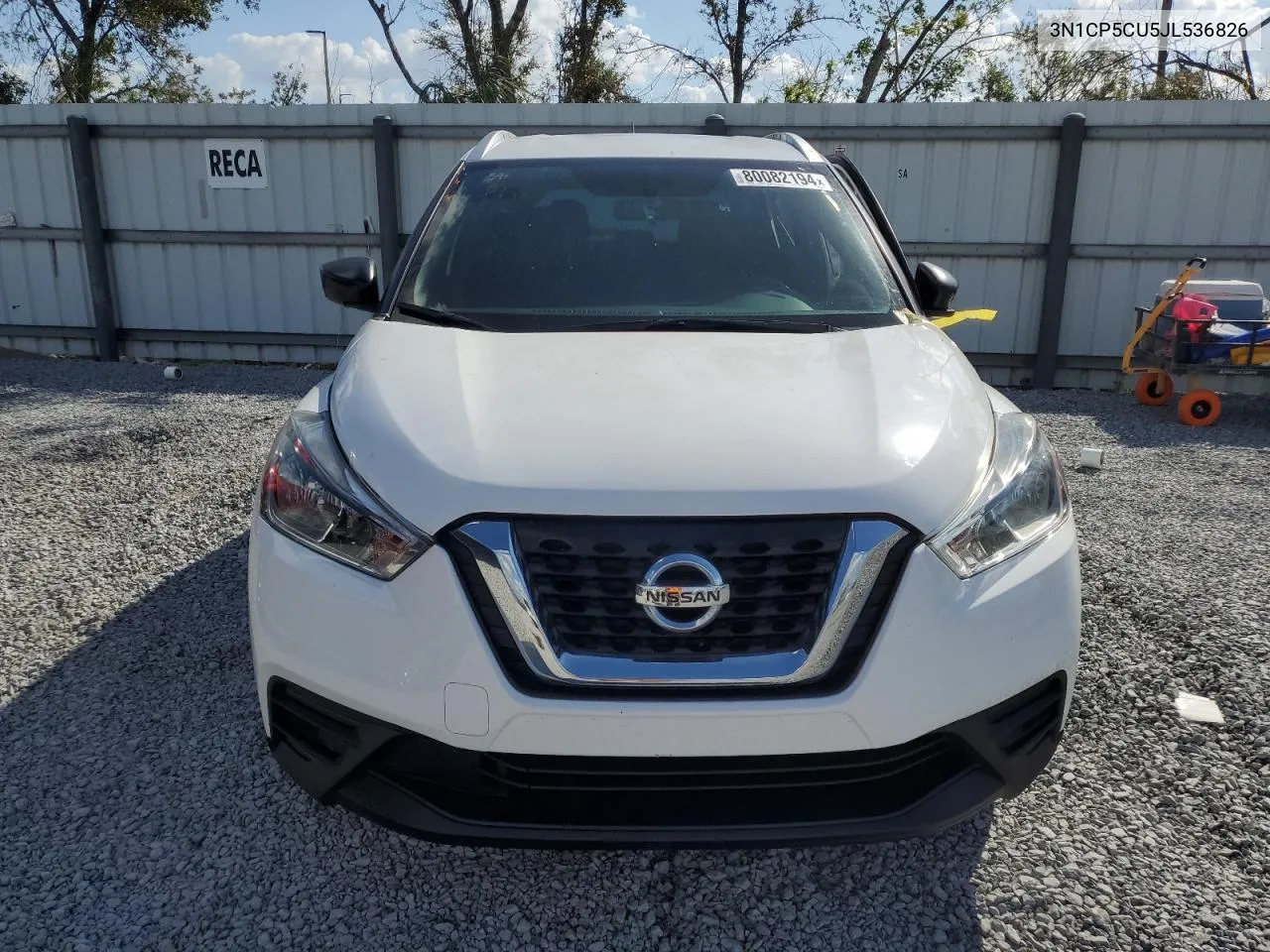 2018 Nissan Kicks S VIN: 3N1CP5CU5JL536826 Lot: 80082194