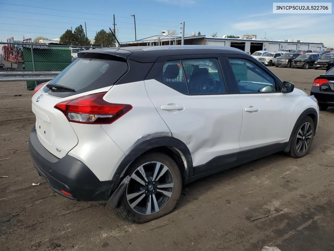 2018 Nissan Kicks S VIN: 3N1CP5CU2JL522706 Lot: 81823644